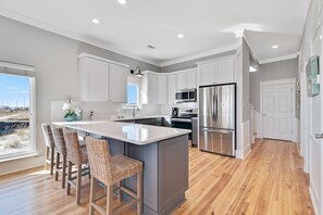 Microwave, ice maker