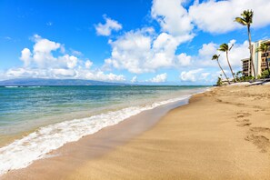 On the beach