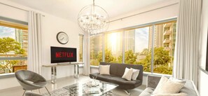55-inch Smart TV with digital channels, TV, Netflix