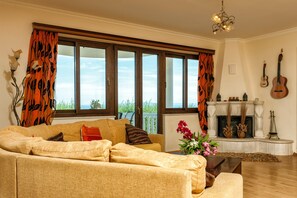 TV, fireplace, DVD player, table tennis