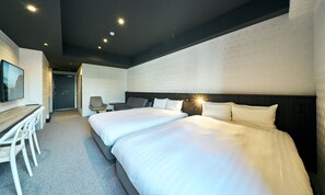 1 bedroom, free WiFi, bed sheets - Standard Twin with Counter / Kitakyushu Fukuoka (Kitakyushu)