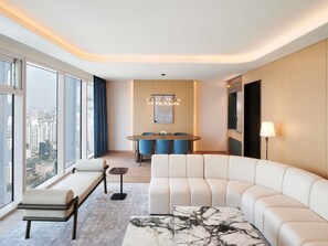 Suite, 1 King-Bett, Terrasse, Flussblick (Bamseom) | Hochwertige Bettwaren, Daunenbettdecken, Minibar, Zimmersafe