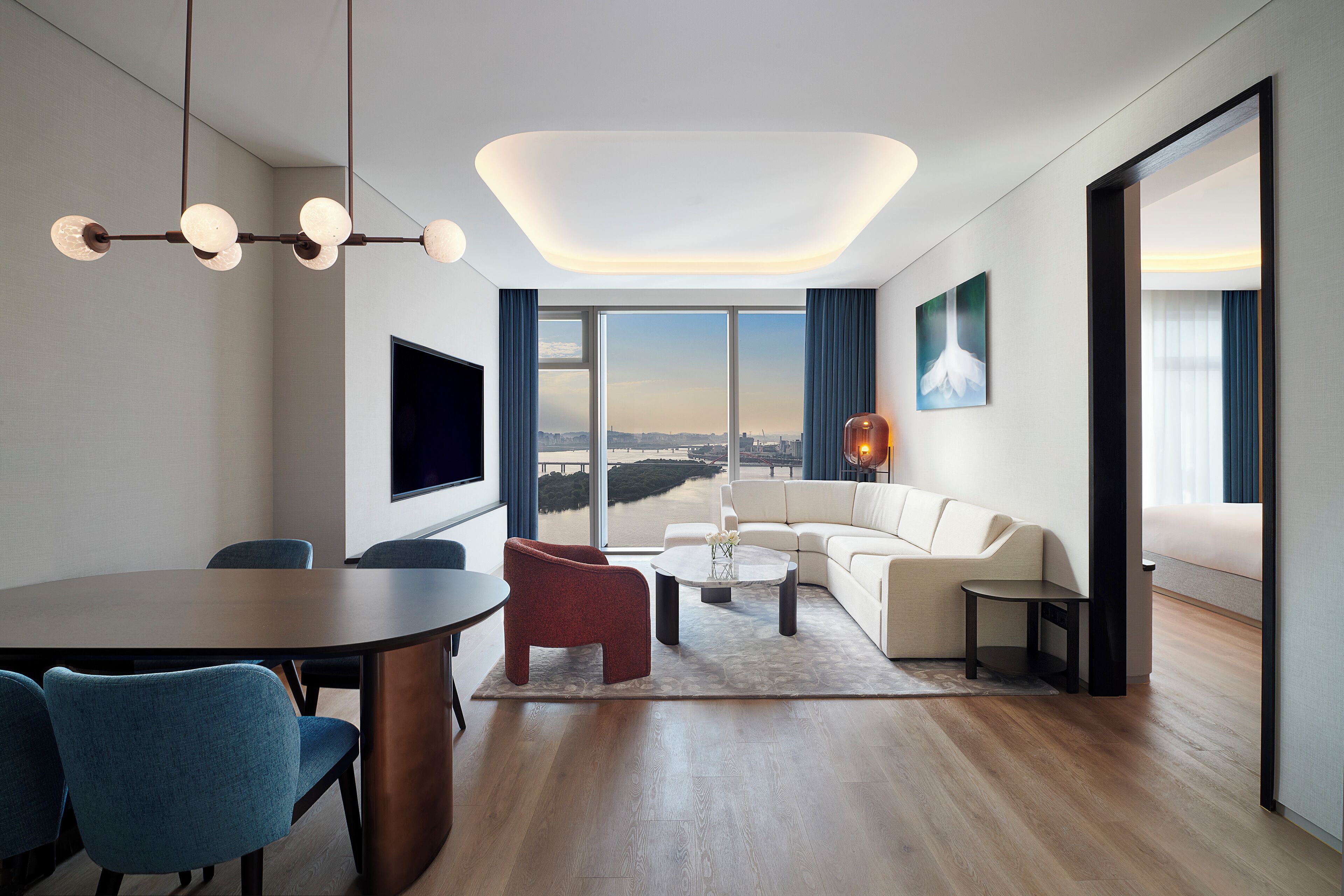 Smart TV 55 pulgadas con canales de televisión por cable, televisión