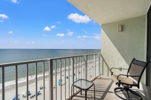 Balcony View - Beautiful Oceanfront views from this cozy condo  - Sands Beach Club 926 (Myrtle Beach)