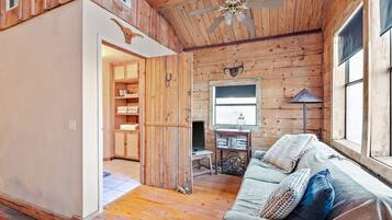 Cabin, 2 Bedrooms | Living area | Smart TV