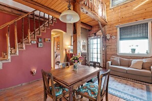 Cabin, 2 Bedrooms | Dining
