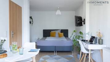 1 Schlafzimmer, Schreibtisch, Bügeleisen/Bügelbrett, kostenloses WLAN