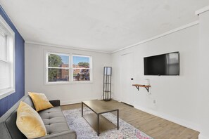 Smart TV, music library, video library