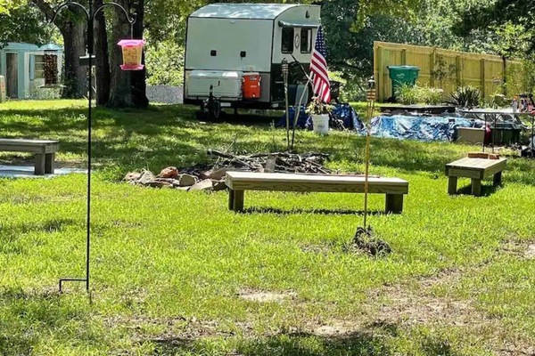 Photo of recent guest who brought this great little pull behind unit.