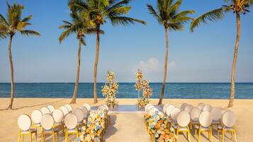 Área de bodas al aire libre