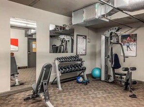 Fitness facility - Quiet 1 Bedroom Condo in a Popular Mountain Resort (Dead Man's Flats)