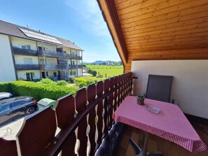Comfort-Zweibettzimmer | Blick vom Balkon