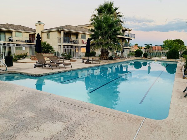 Außenpool, beheizter Pool