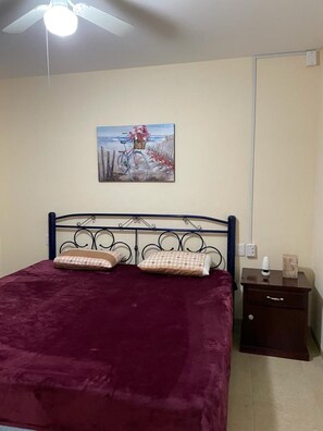 2 bedrooms, iron/ironing board, free WiFi, bed sheets