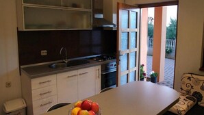 Private kitchen - Angelo's Apartments - One Bedroom Apartment with Terrace (Zadar)