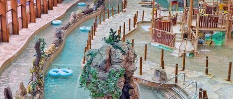 Indoor pool, outdoor pool