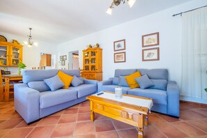 Télévision, cheminée