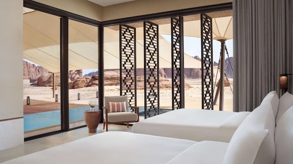 Villa, 2 Schlafzimmer, eigener Pool (Dune) | Hochwertige Bettwaren, Daunenbettdecken, Minibar, Zimmersafe