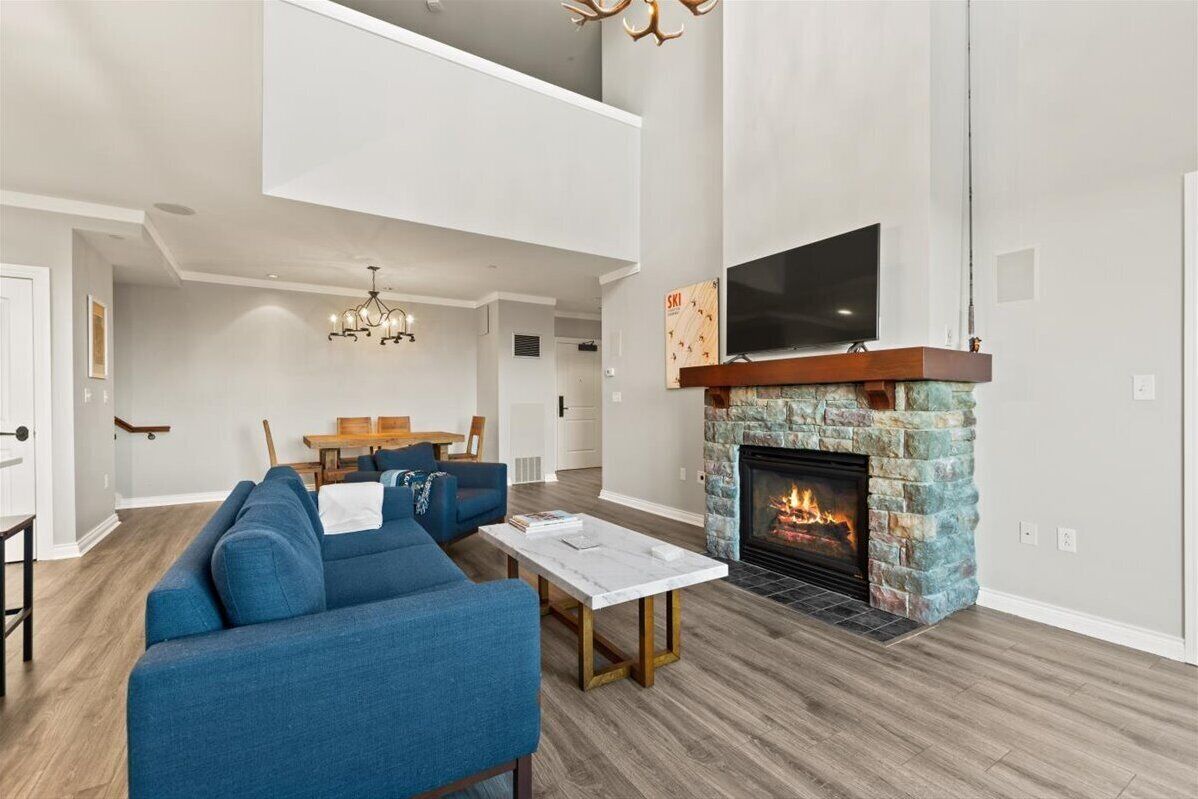 智能电视、壁炉、电子游戏