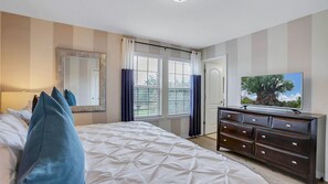 8 bedrooms, iron/ironing board, free internet, bed sheets