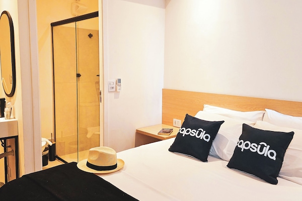 Suite Standard Casal | Blackout drapes, iron/ironing board, free WiFi