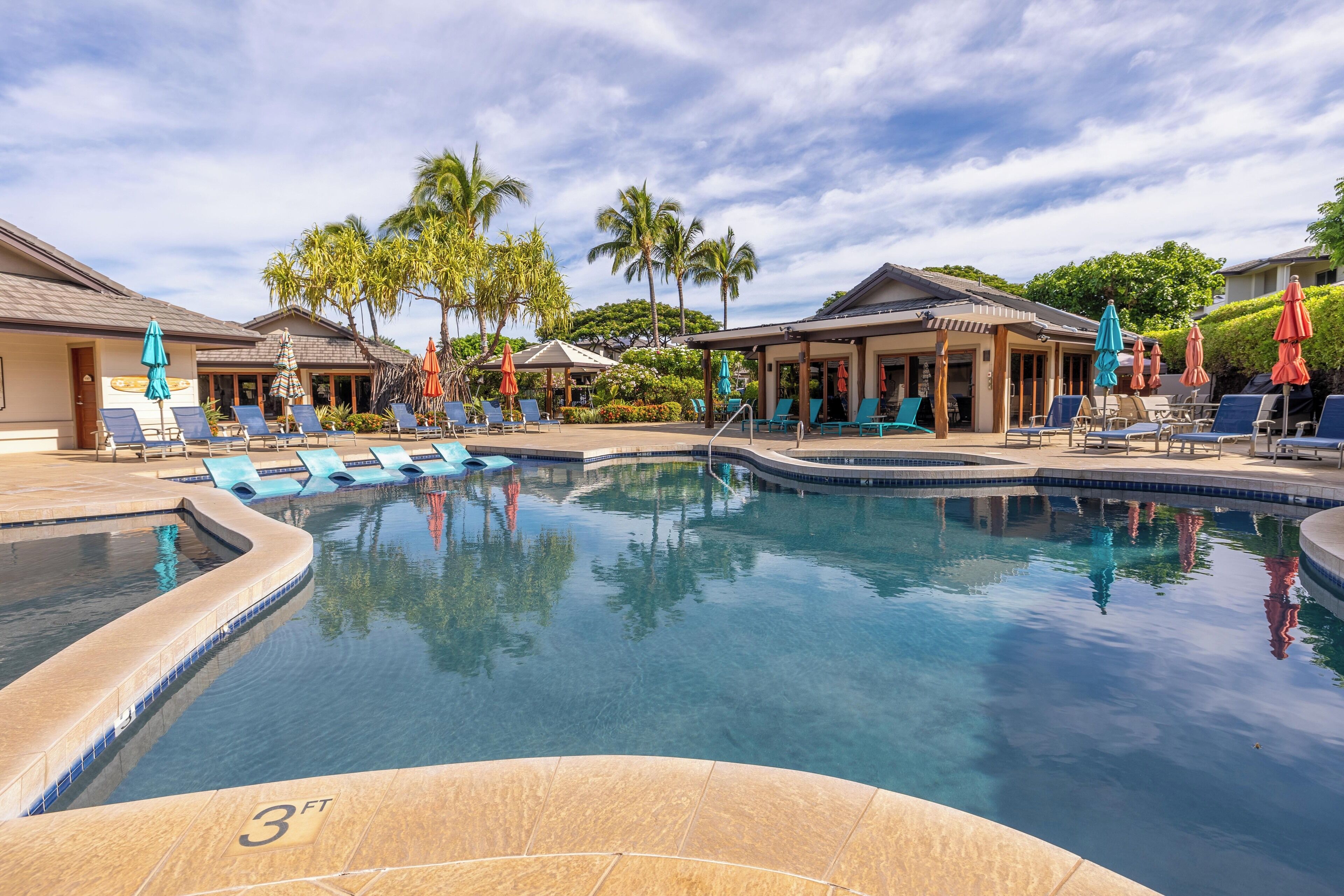 Piscine extérieure, piscine chauffée