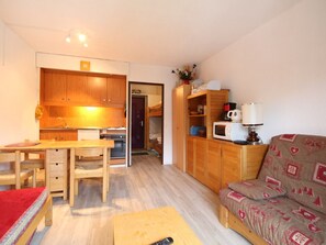 Interior - Studio for 4 people near ski slopes and shops in Flaine Forêt (Flaine)