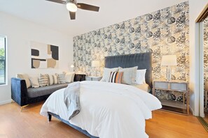 5 bedrooms, iron/ironing board, free WiFi, bed sheets