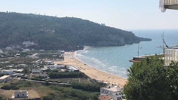 Vlak bij het strand
