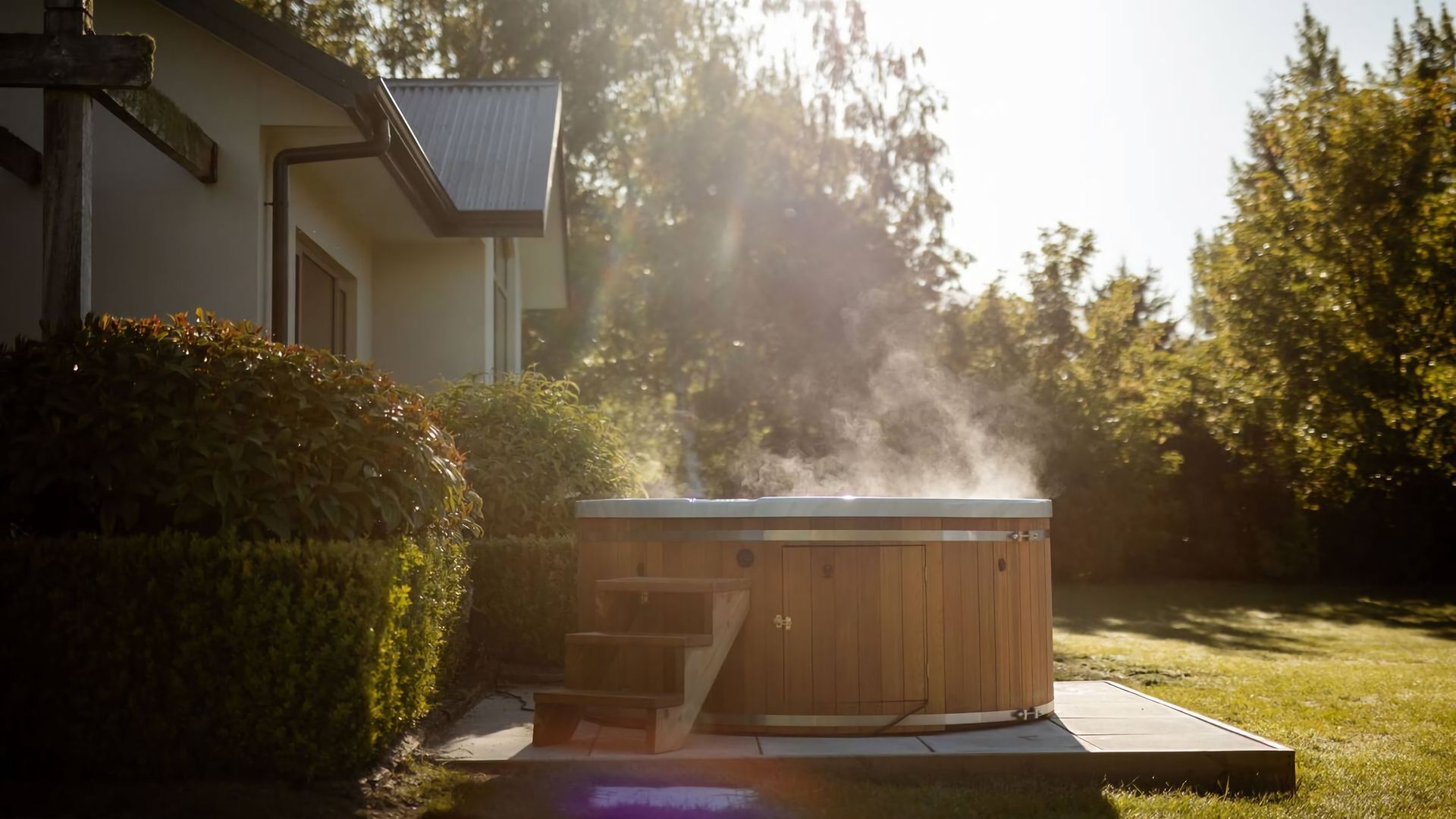 Bain à remous extérieur
