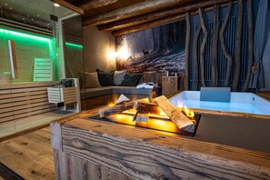 Sauna - TEVERONE SUITES & WELLNESS - Camera Capriolo (Lamosano)