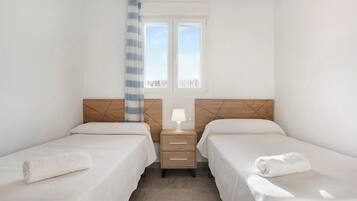 3 slaapkamers, beddengoed