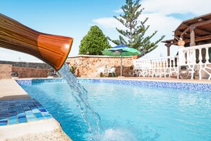 Pool - Vacation Home "La Casona" with Private Terraces, Shared Pool & Wi-Fi (Tías)