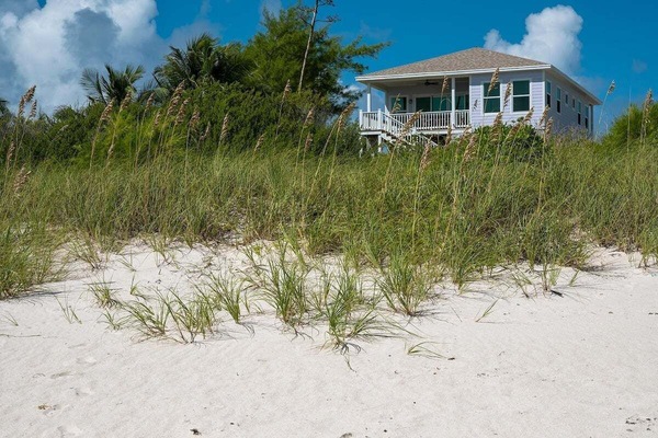 Welcome to Lavender Beach House. Perched above a two-mile-long pink-sand beach with just 5 other houses along the entire length of the beach.