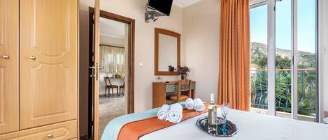 1 chambre, fer et planche Ă repasser, Wi-Fi gratuit, draps fournis