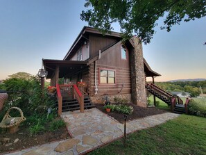 Exterior - 20% OFF Lake View Retreat- Lake & Mountain View, Hot Tub, Fire Pit, Porch Swing (Dandridge)