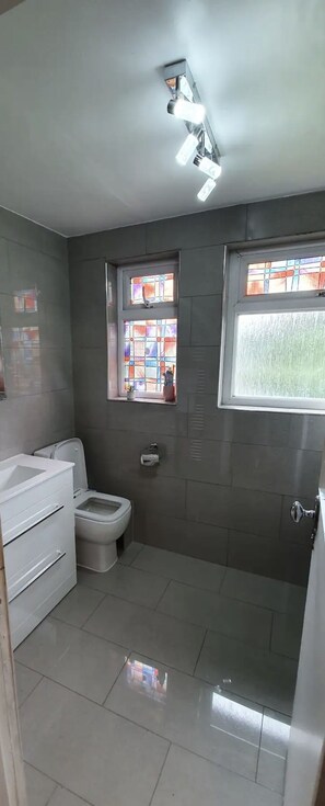 Combined shower/tub