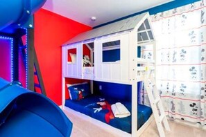 5 bedrooms, iron/ironing board, travel crib, WiFi