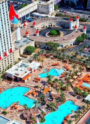 Pool - Excalibur Hotel & Casino - Right on The Strip Where the Action Is -2 Queen Beds  (Las Vegas)