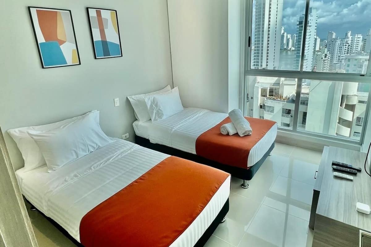 Luxury-Apartment | Bettwäsche aus ägyptischer Baumwolle, hochwertige Bettwaren