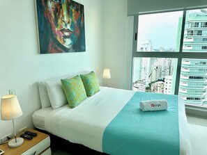 Egyptian cotton sheets, premium bedding, pillow-top beds - U-GO Edificio Murano Elite, Bocagrande (Cartagena)