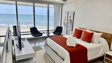 Exclusive Apartment | Cadar kapas Mesir, peralatan tempat tidur premium, tilam berlapik