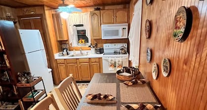 Small cozy cabin with grill & fire pit close to beaches, skiing, biking and URI.