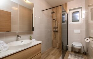 Shower, hair dryer