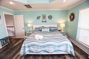 2 bedrooms, iron/ironing board, travel crib, WiFi