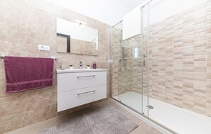 Shower, hair dryer