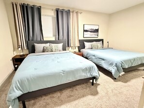 2 bedrooms, desk, iron/ironing board, free WiFi