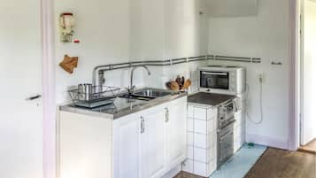 Fridge, stovetop, coffee/tea maker