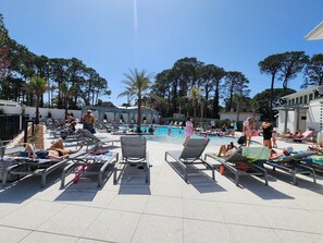 Una piscina riscaldata