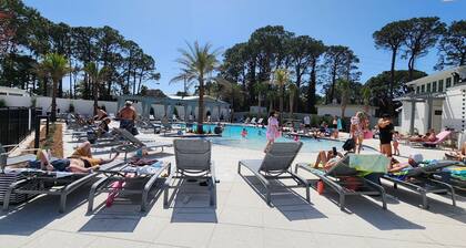 Waterfront Deck, Golf Cart, Linkside Village 437